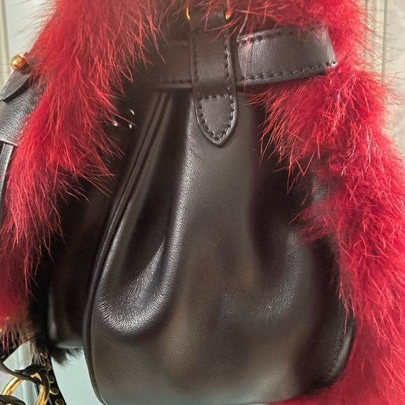 Prada Corsaire bag Red/black NEW - Picture 3 of 10